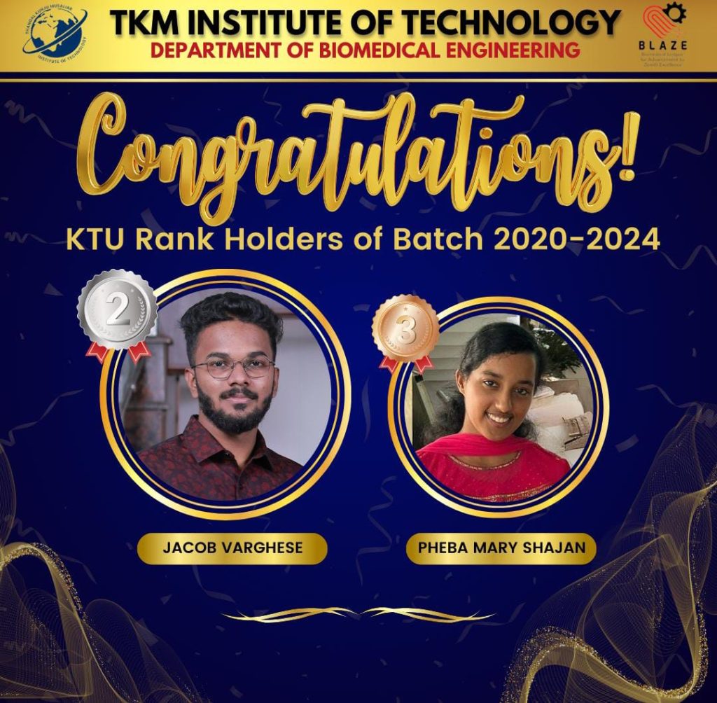 Congratulations to Rank Holders