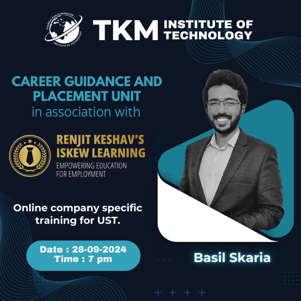 Online Company Specific Training For UST on 28.09.2024